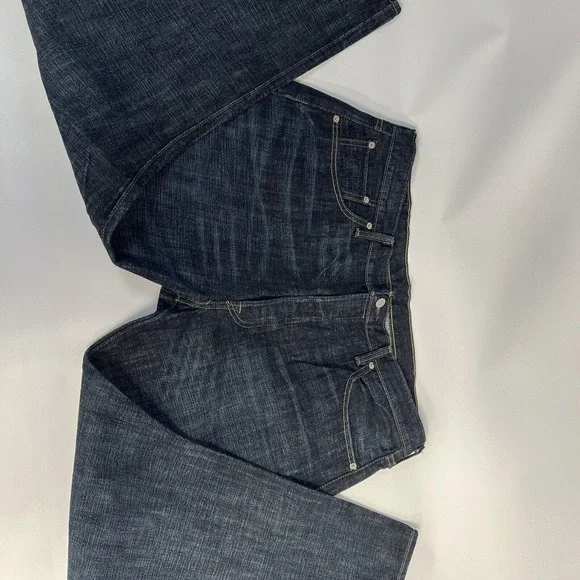 Levis 501 Denim Jeans 40x30 Straight Leg Button Fly Made 1 April 1996 EUC